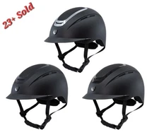 Tipperary Ultra Helmet Low Profile - Black Matte - Traditional Brim (Var. Sizes)