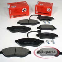 Zimmermann BremsbeläGe + Warnkontakte Vorne + Hinten FüR Ford Transit [V363]