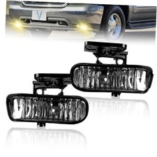 Fog Lights Fit For 2000 2001 2002 1999-2006 GMC Sierra/Suburban Yukon-Halogen2