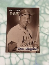 1998 Fleer Sports Illustrated Then/Now Enos Slaughter Legends Of The Game #31 (Q