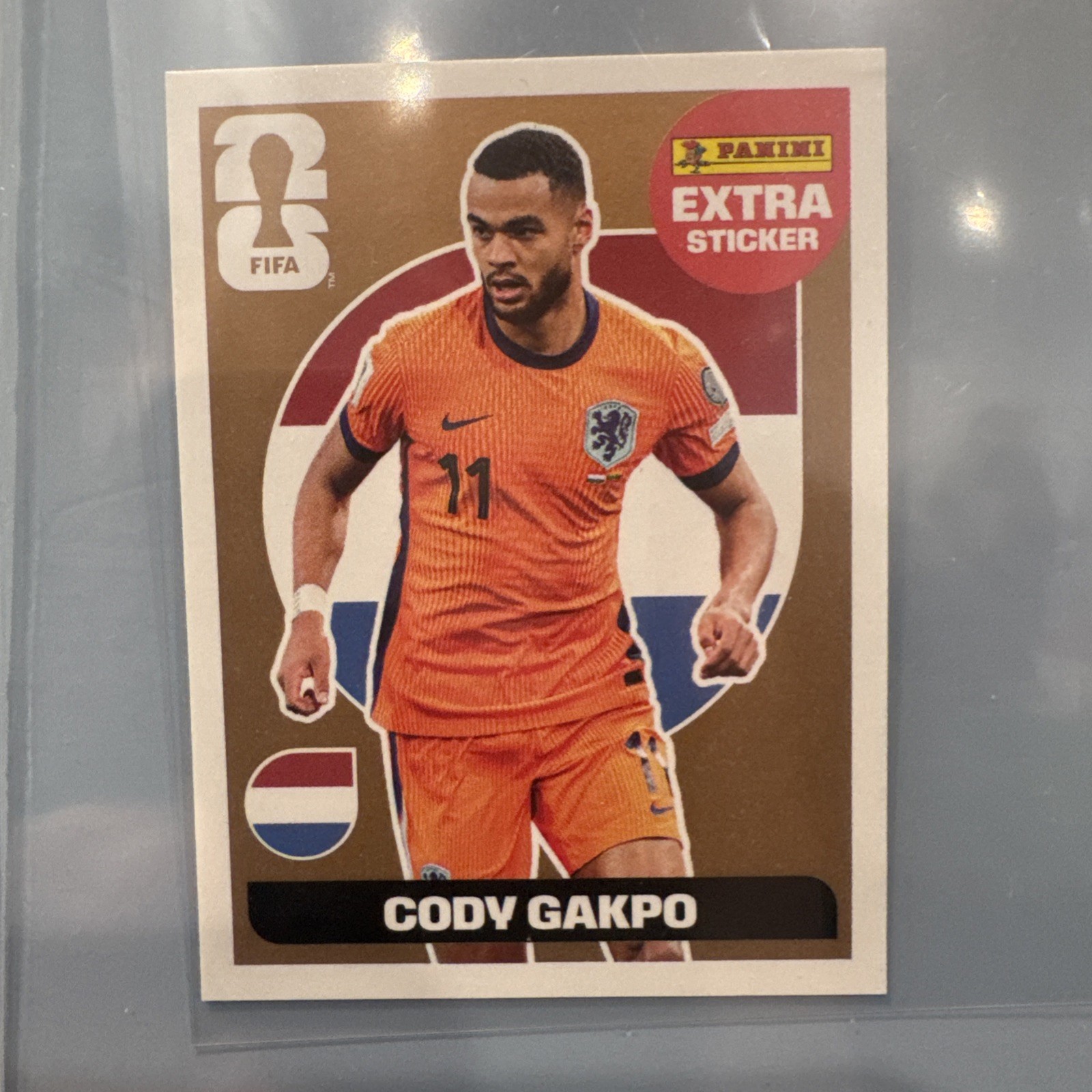 Panini World Cup 2026 Cody Gakpo Silber extra Sticker