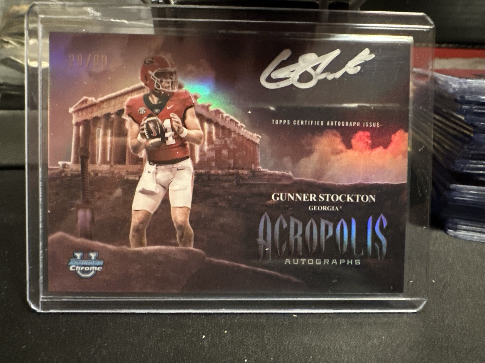 2025 Bowman U Chrome Gunner Stockton Acropolis On- Card Auto /99