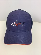 Greg Norman Embroidered Shark Hat Navy Blue G...