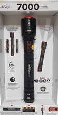 New Infinity X1 7000l Dual Power 7000 Lumen Cree Led Usb Rechargeable Flashlight
