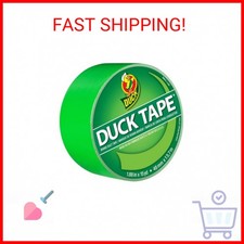 Duck Tape Colored Duct Tape, 1.88 in x 15 yd, Lime Green
