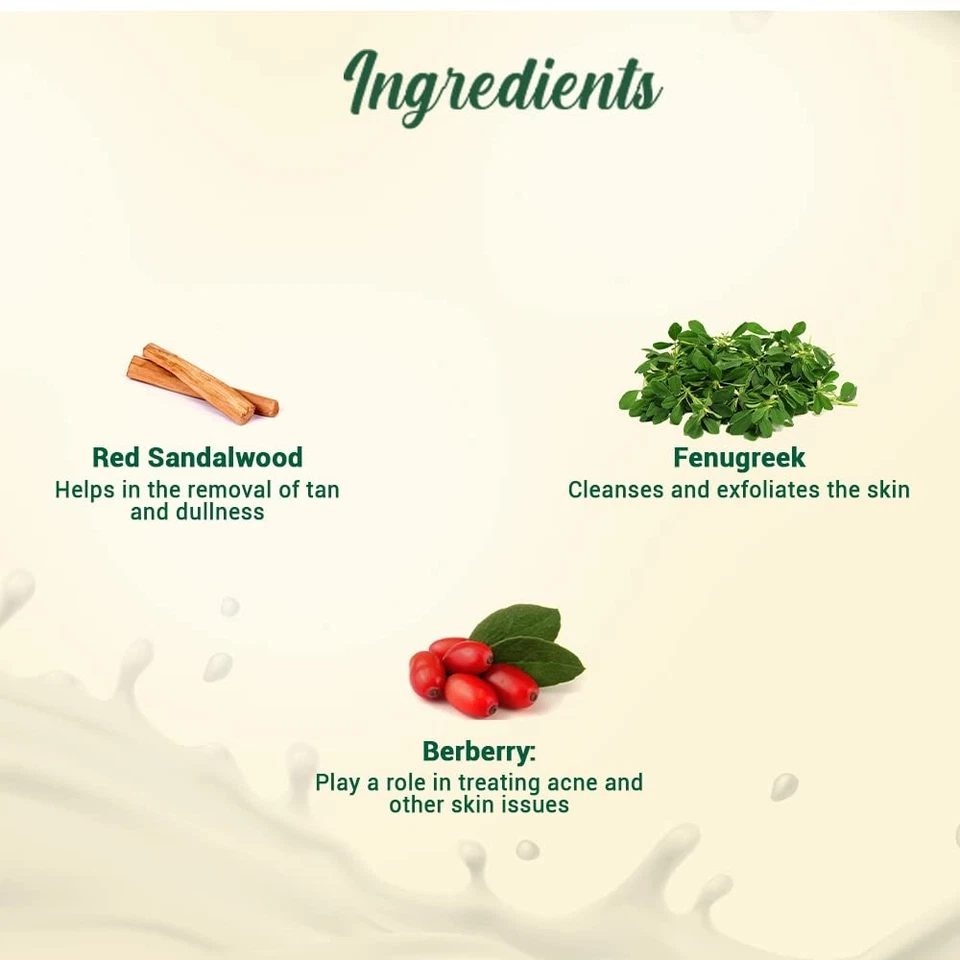 Desmaquillante hidratante de limpieza profunda Biotique Berberry Milk 120 ml (paquete de 2), Foto 4 de 4