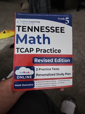 Tnready Test Prep: 3Rd Grade Math Practice Workbook Paperback Tennessee