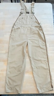 Squeeze Jeanswear Overalls Weathered Chinos Khaki Y2K Size Large