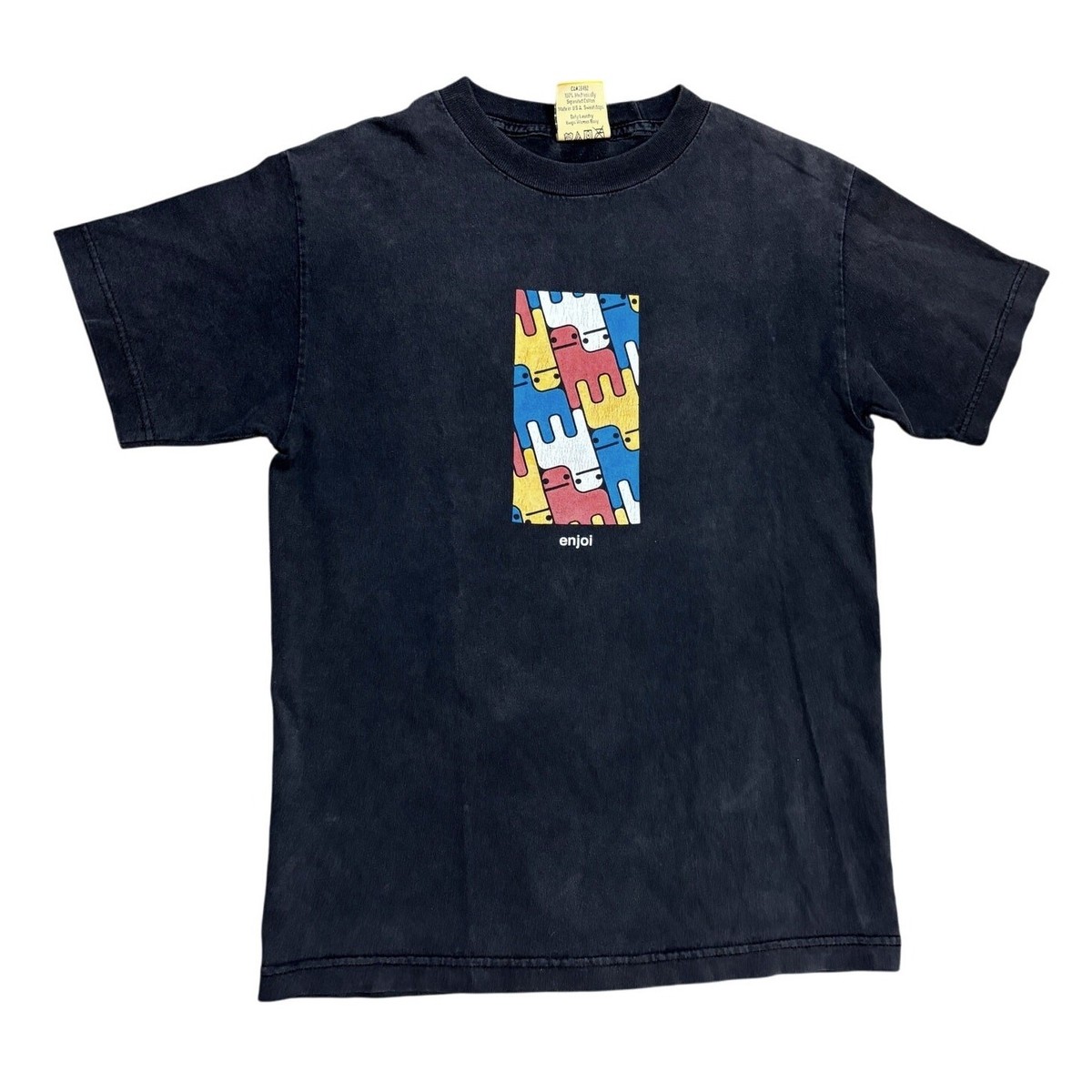 Rare Vintage 90s Enjoi Skateboards Puzzle Graphic T Shirt Men