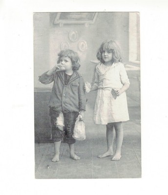 Postcard Fantasy Famous Grete reinwald  & Sister Hanni as Gypsy girls   TB 1480