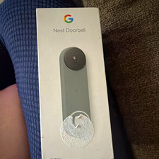 Google Nest Nest Doorbell Smart Video Doorbell Camera, Gray, Model Nest Doorbell