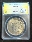 1925 PEACE DOLLAR ANACS AU 55 500