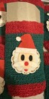 Vintage Dan-Dee Imports Santa Christmas Terrycloth Coaster Koozie Sleeve Set 6 — photo 3