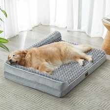 Large Orthopedic Bed Waterproof Sofa Dog Bed with Removable Washable Cover NEW