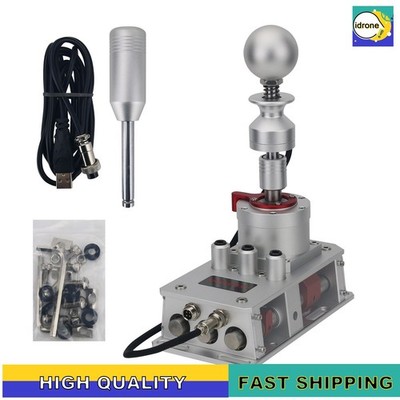 SIMVERTEX V7 SQ2/6+4R Sim Shifter Manual Shifter (Silver) + Reverse Gear Kit SZ