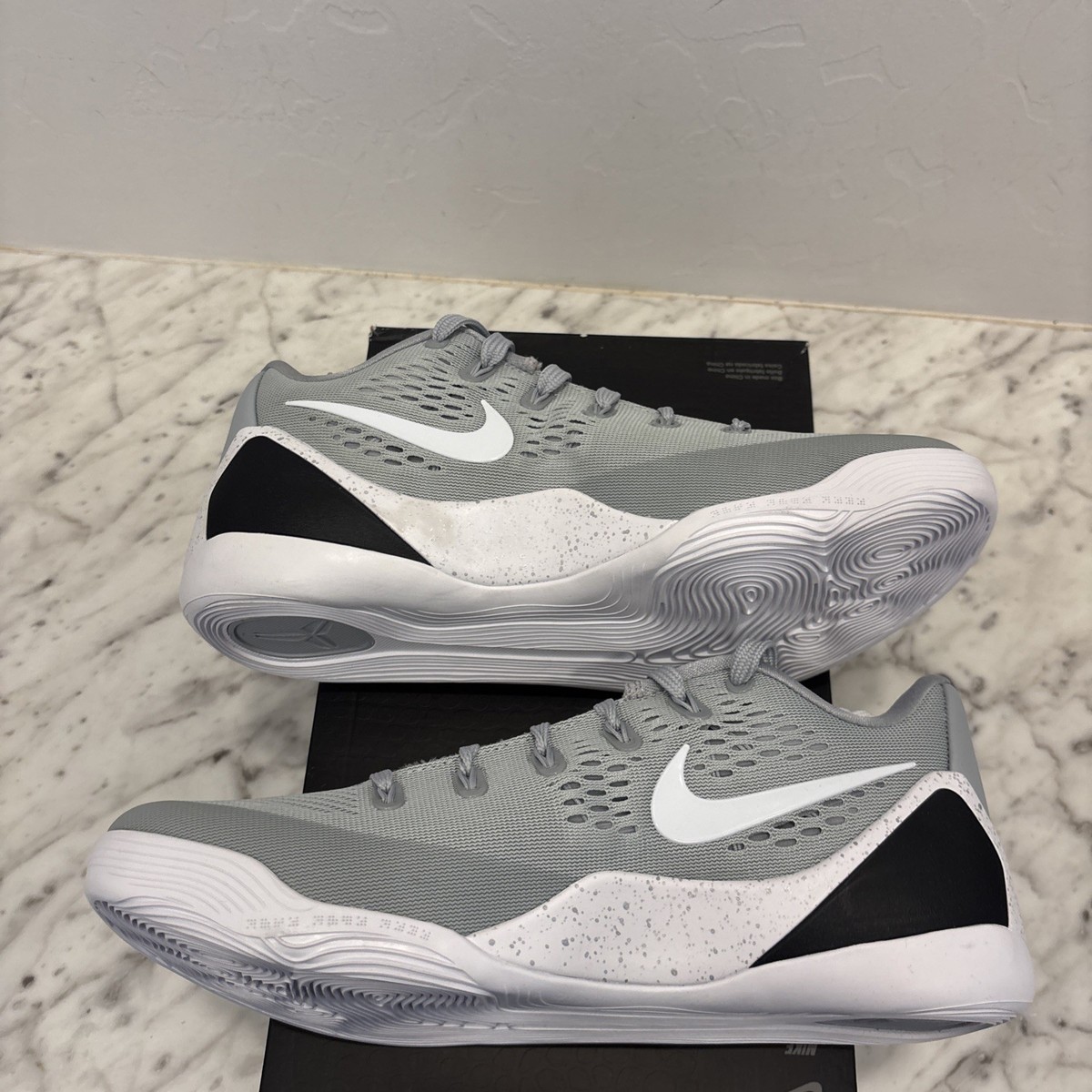 Men's Size 9- Nike Kobe 9 Elite Low EM Protro Wolf Grey IH1401-001
