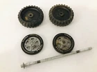 Tonka Slim Thin Tires With Black Hubcaps And Axel Vintage 1960s