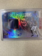 2018 Illusions First Impressions Memorabilia /499 Jaleel Scott Rookie Auto RC