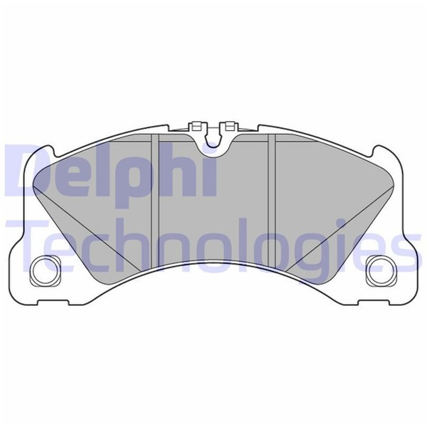 Delphi BremsbelÄGe Satz Vorderachse Passend FÜR Porsche Cayenne Macan Panamera-image