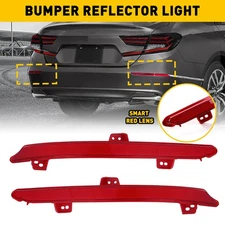 2X Left Right Rear Reflector Bumper Light Lamp Marker For Honda Accord 2018-2022