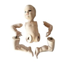 Baby Toddler Mannequin Blonde Blue Eyes Vintage Looking Face Store Display