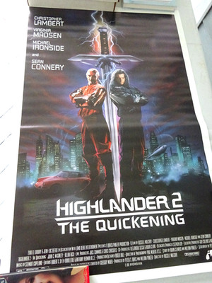 1992 Highlander 2, The Quickening, 27 by 41, Nice