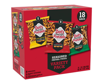 Dot's Pretzels Snack Variety Pack, 18 Count...
