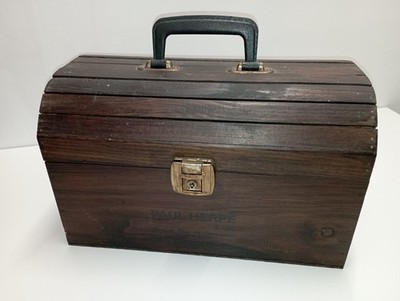 Paul Herpe & Fils Languedoc Sommelier Box / Koffer, gebogenes Holz