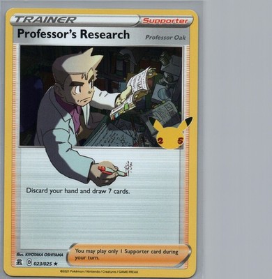Professor's Research | 023/025 Holo Rare | Celebrations | LP