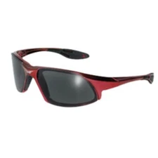 Global Vision Eyewear C8RDSM Code 8 Smoke Lense Red Frame