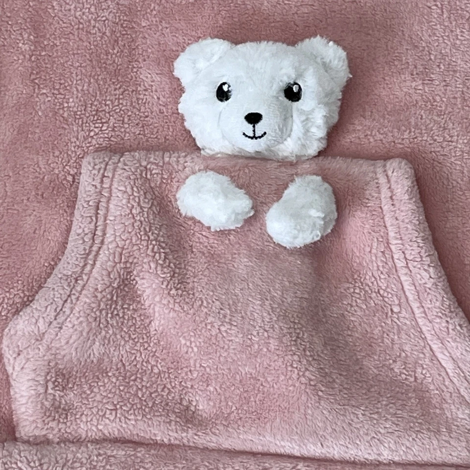 Sudadera con Capucha H&M Niña Rosa Forrada en Vellón con Bolsillo Frontal Informal Oso Talla 6X/7 Foto 3 de 4