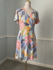 Tropical Dress, Petite-Medium, by Ann Taylor Factory
