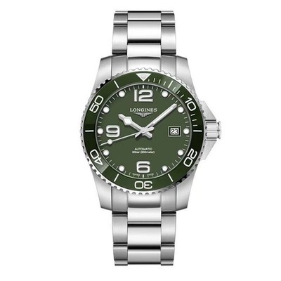 Longines HydroConquest GMT Automatic Green Dial Men's Watch