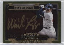 2020 Topps Five Star Golden Graphs Green 9/15 Wade Boggs #GG-WBO Auto HOF b4d