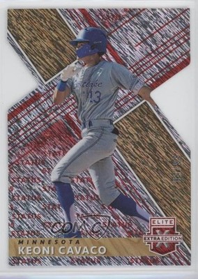 2019 Panini Elite Extra Edition Status Red Die-Cut 94/99 Keoni Cavaco #13 s3g