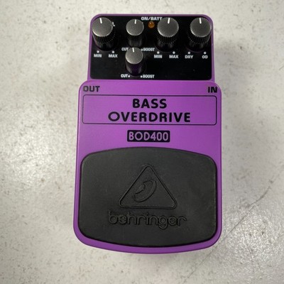 Behringer BOD400 Bass Overdrive Stompbox Effect Pedal
