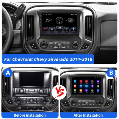 Car Stereo 2014-2018 Chevrolet Silverado/GMC Sierra Apple/Android Touch Screen