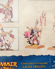 Liche Priest on Foot Banner Tomb Kings of Khemri The Old World Warhammer Fantasy