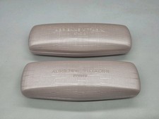 2-Pack Bundle Adrienne Vittadini Studio Light Pink Clamshell Eyeglass Case