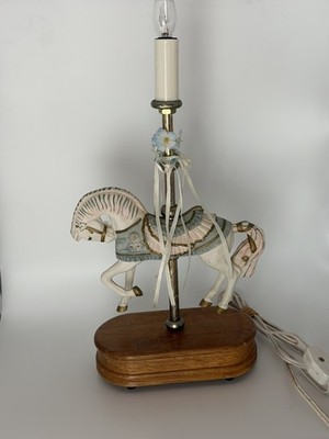VTG 89House of Lloyd Carousel Horse Merry Go Round Lamp Taiwan Nursery Child