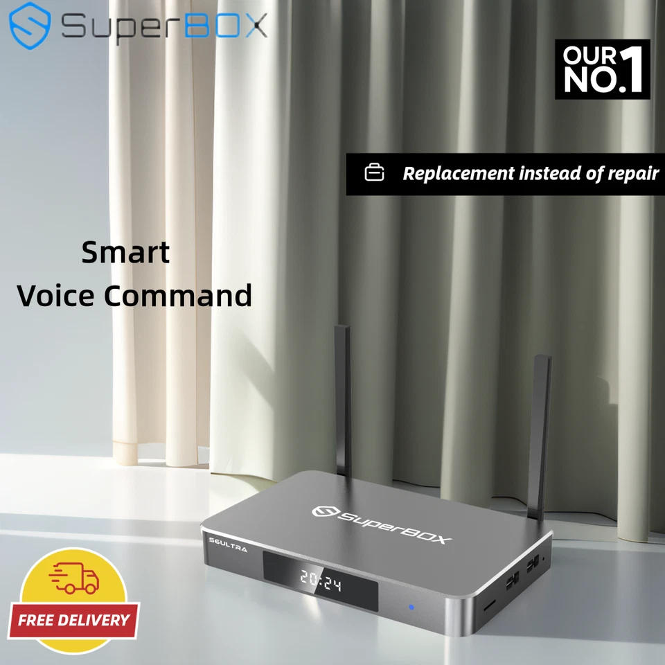 2025 SUPERBOX S6 ULTRA TV BOX Media Player 4GB + 128GB Wi-Fi 6, FAST SHIPPING HD - Image 3 of 4