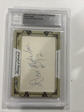 2014 LEAF HISTORY OF FOOTBALL CUT SIGNATURE AUTOGRAPHED Don Mosebar BECKETT