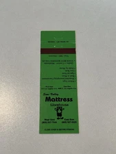 Simi Valley Mattress Warehouse Simi Valley California Matchbook Cover 810