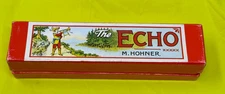 M. HOHNER ECHO HARMONICA WITH BOX NEW