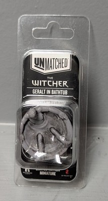 The Witcher Geralt in Bathtub Unmatched promo GenCon 2025