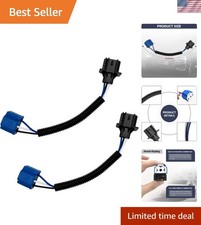 2PCS H13 Male to H4 Female Adapter, Headlight Adapter Connector, Headlight Co...