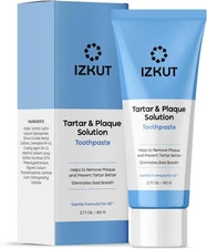 Plaque & Tartar Remover Toothpaste for Teeth: Removes Plaque & Controls Tarta...