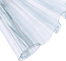 30X135Cm Transparent PVC Vinyl, 0.4Mm Neon Solid Color Waterproof Fabric Super C