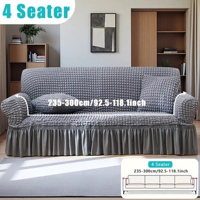 Elastic sofa cover easily fits dresses, durable universal furniture protection
