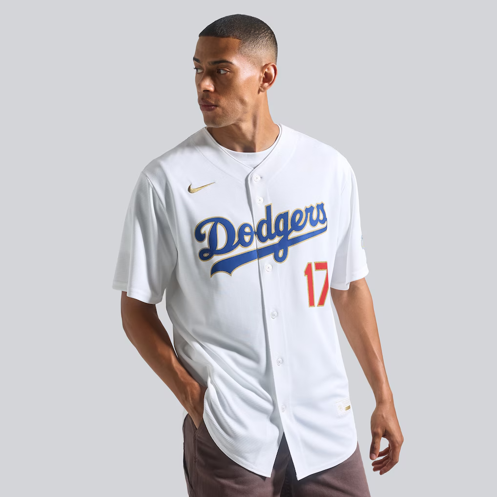 Nike Shohei Ohtani Los Angeles Dodgers 2026 Gold Collection Kanji